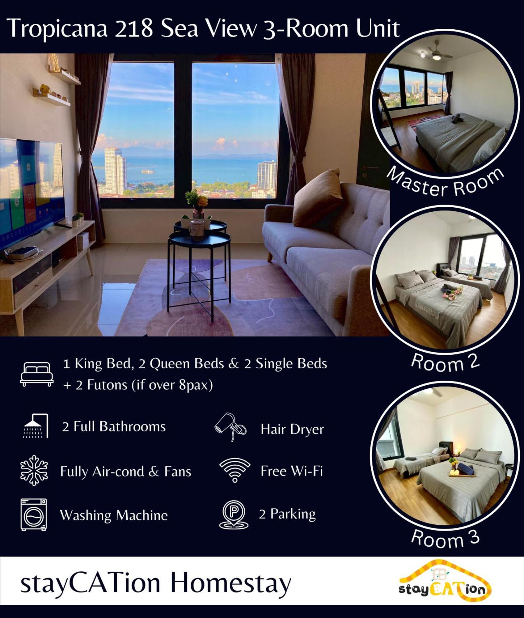 Tropicana 218 Macalister Sea & City View By Staycation Homestay Georgetown Luaran gambar